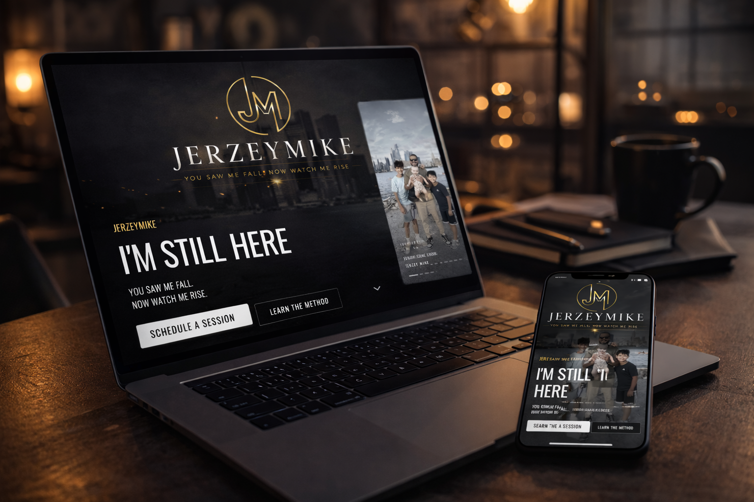 Responsive web design project by Chenzo Designs