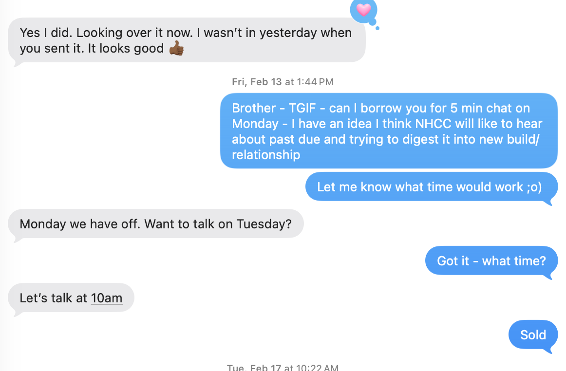 Message screenshot 2