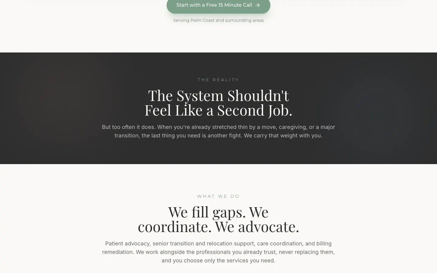 Advocacy Alliance website detail