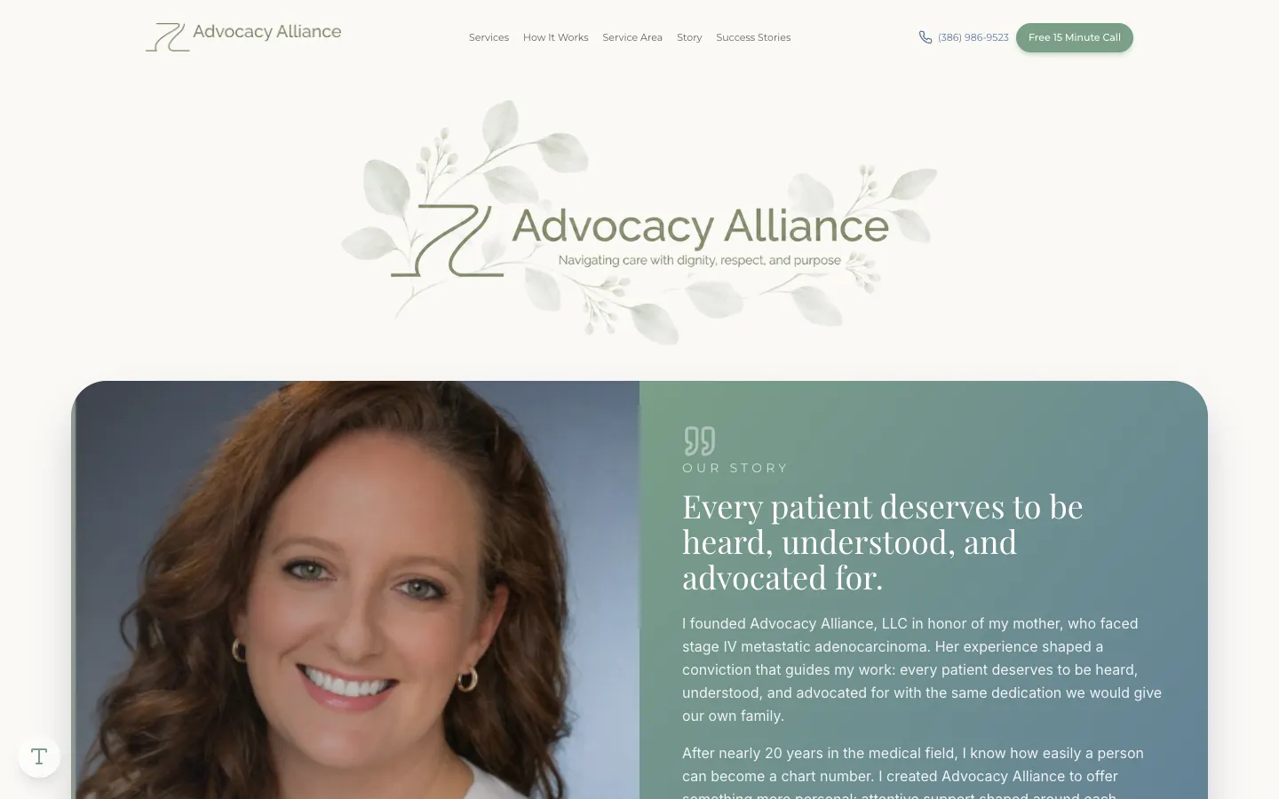 Advocacy Alliance website by Chenzo Designs