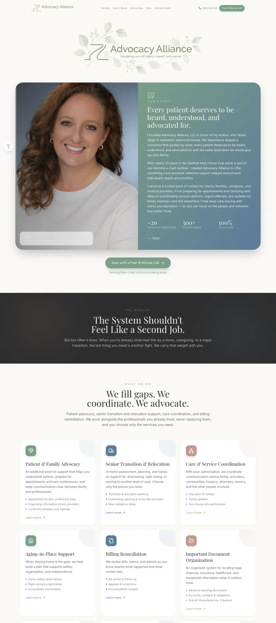 Advocacy Alliance website by Chenzo Designs