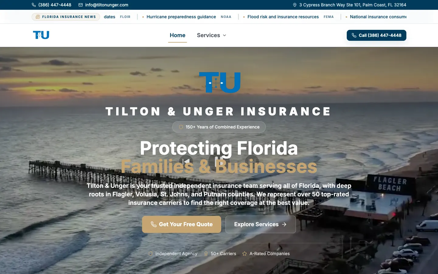 Affordable Insurance Companies website by Chenzo Designs