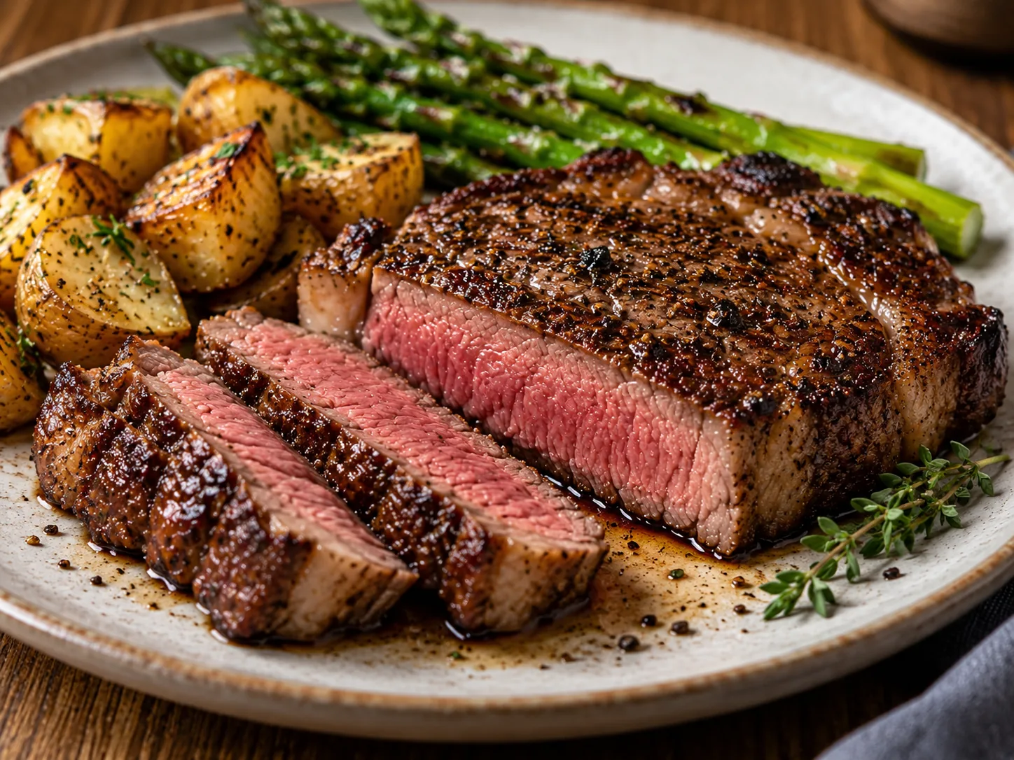 A Barton Beef steak dinner