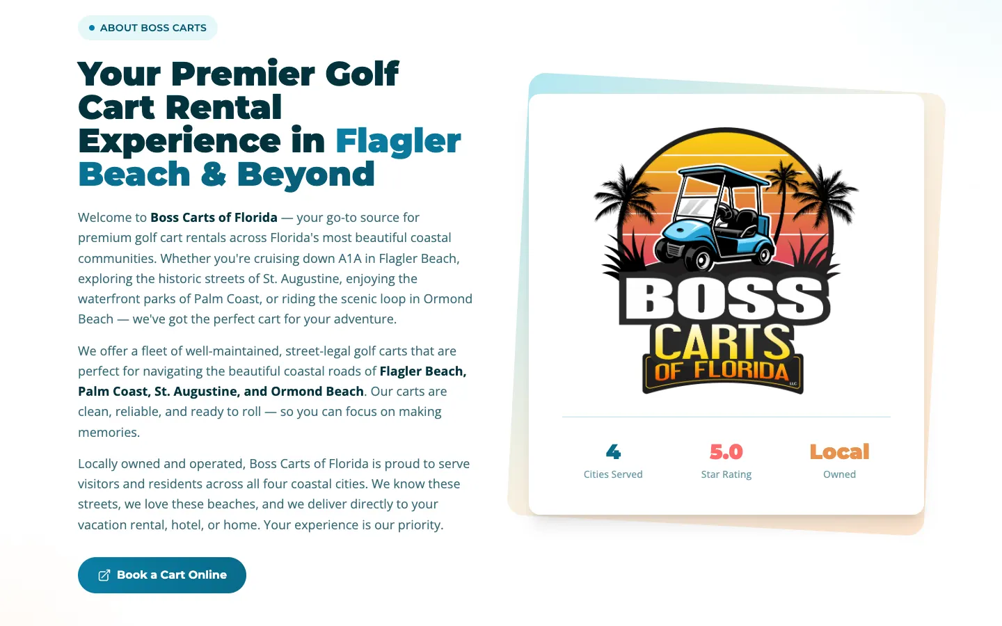 Boss Carts of Florida: The fleet
