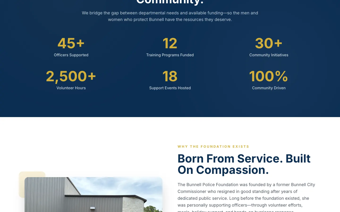 Bunnell Police Foundation: The stories
