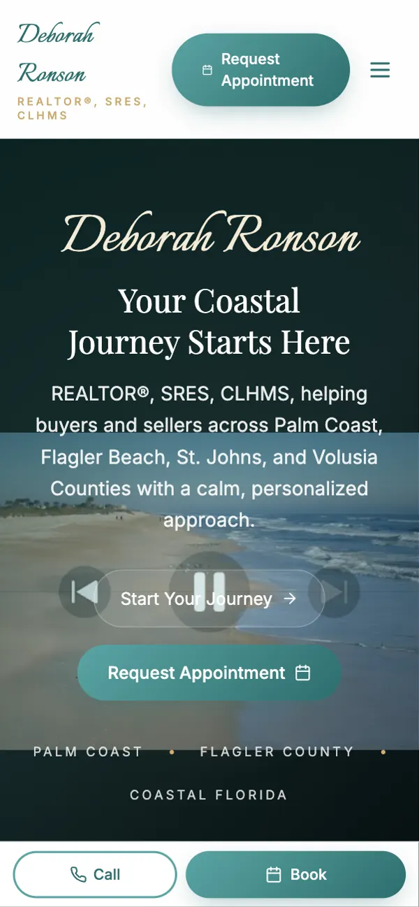 Deborah Ronson Realtor on a phone