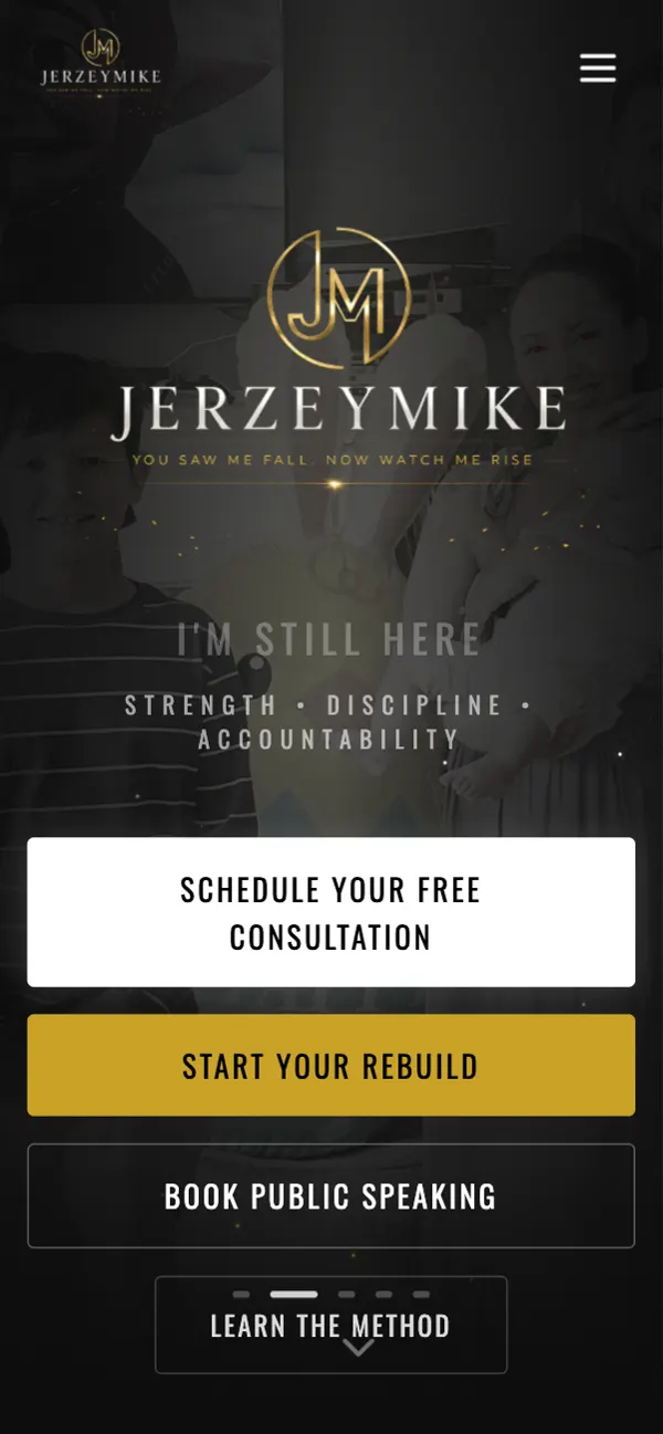 Jerzey Mike on a phone