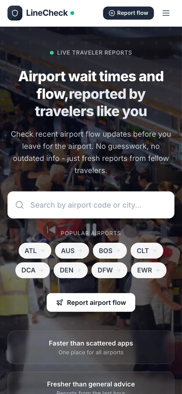 LineCheck on a phone