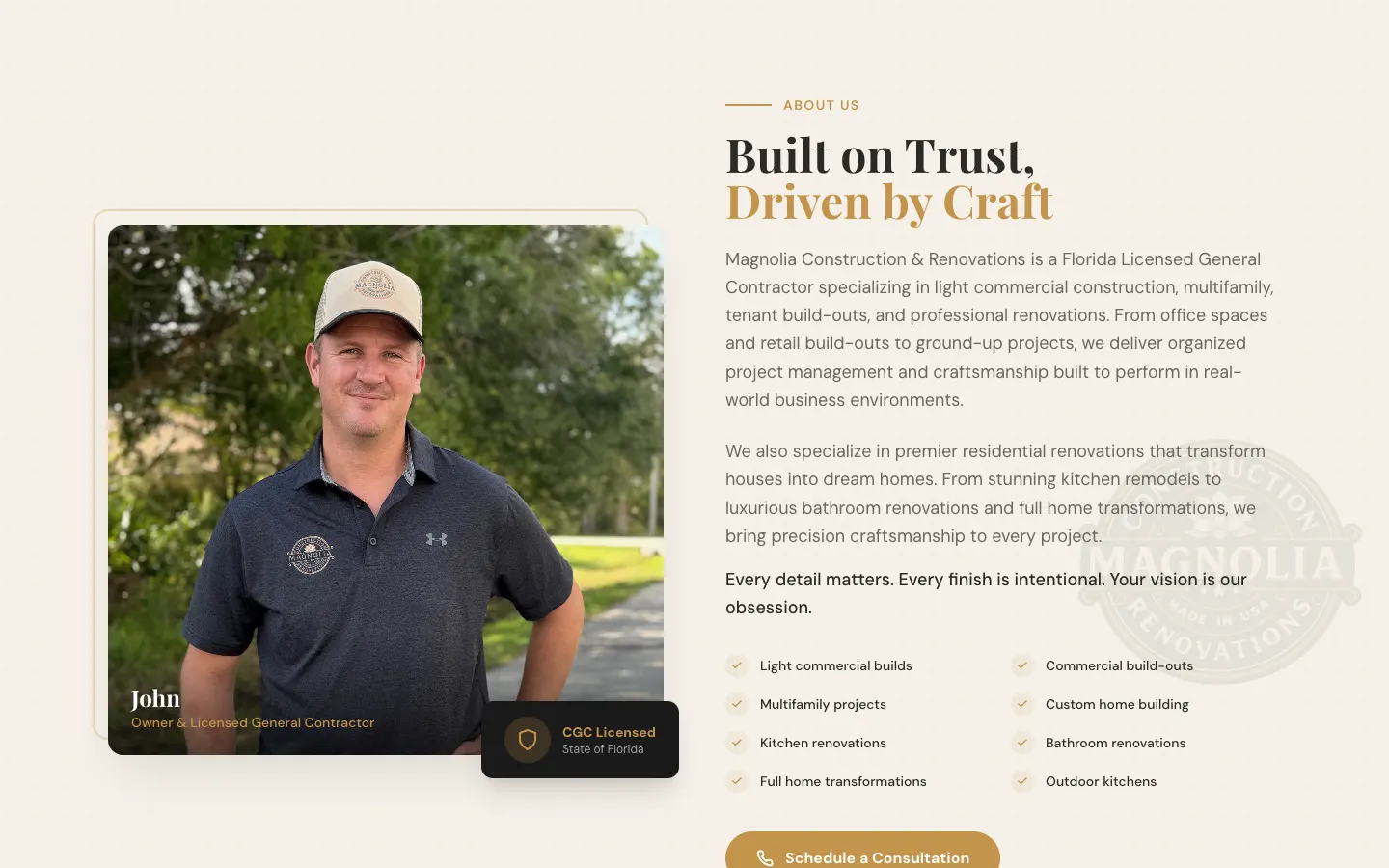 Magnolia Construction & Renovations: The lanes