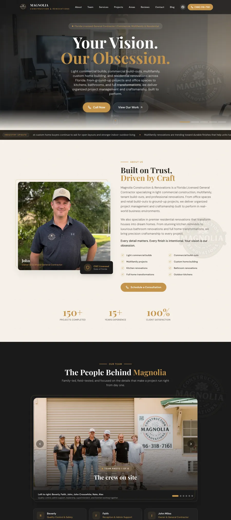 Magnolia website by Chenzo Designs