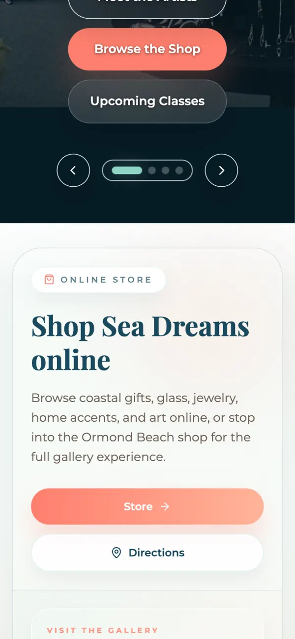Sea Dreams By Sara on a phone