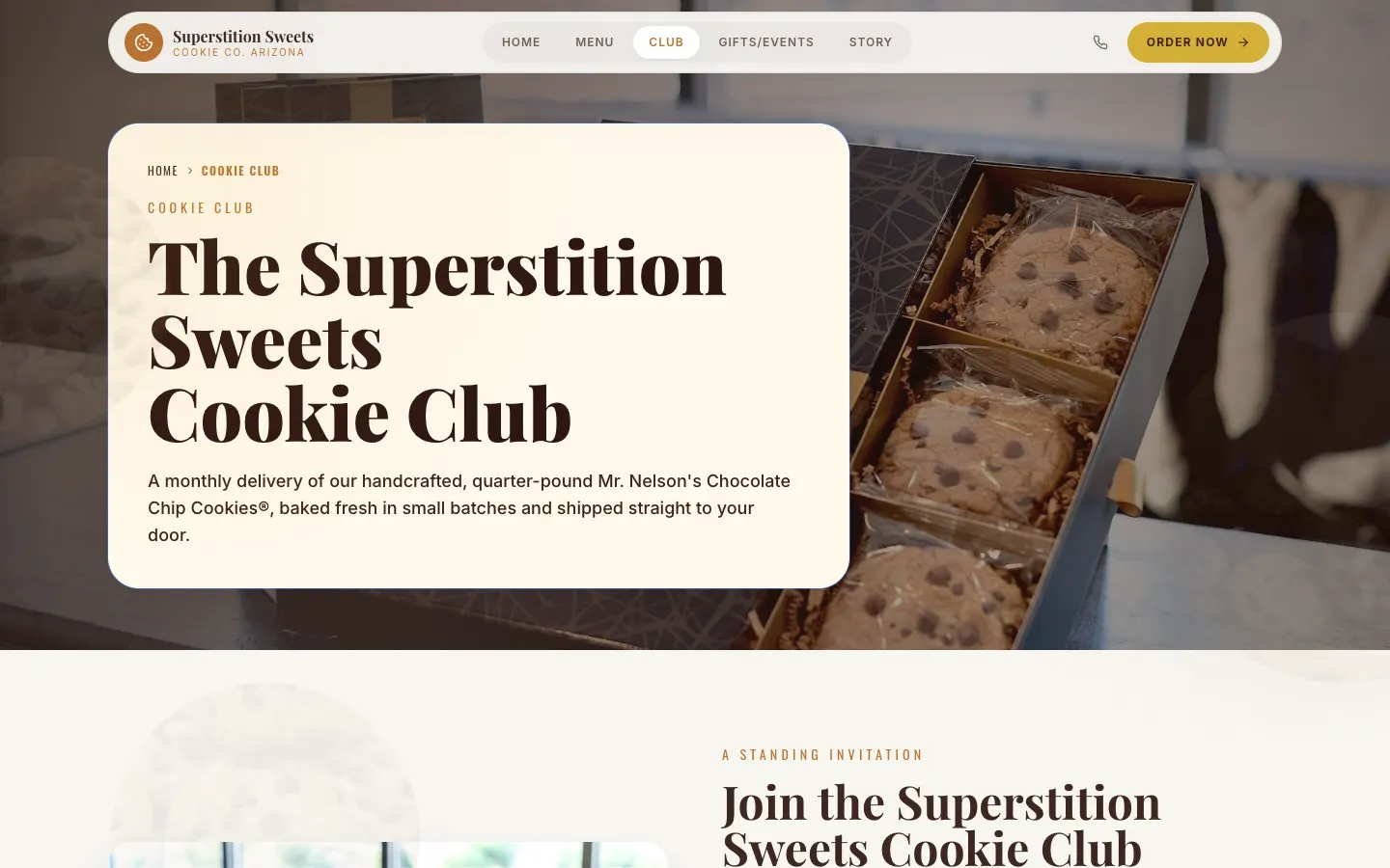Superstition Sweets: The Cookie Club