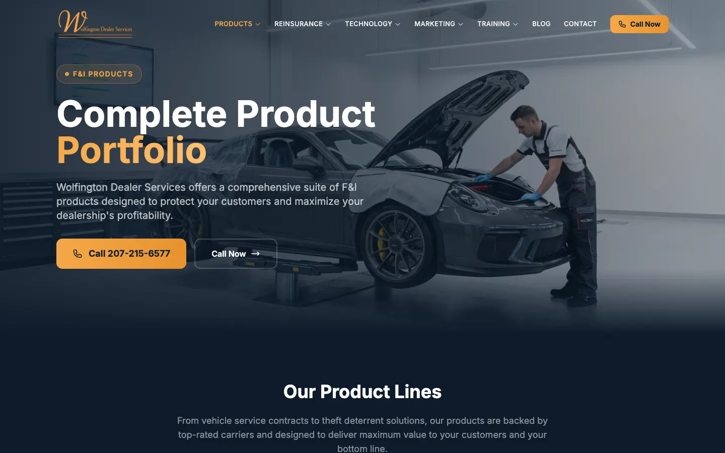 Wolfington Dealer Services: The calculator