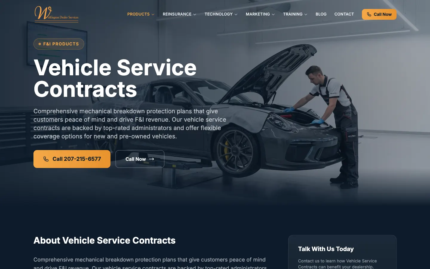 Wolfington Dealer Services: Depth