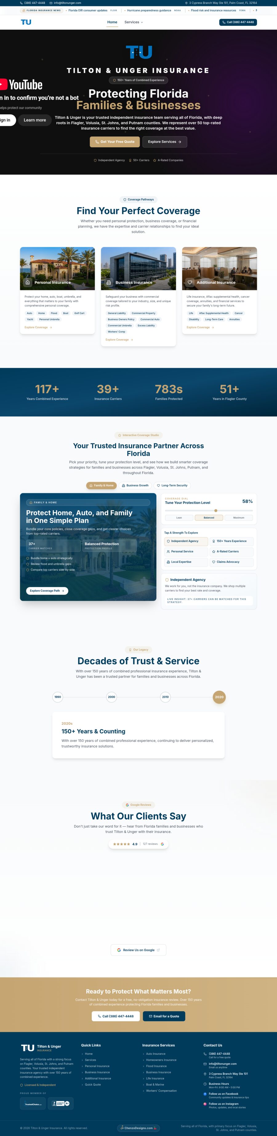 Affordable Insurance Companies website by Chenzo Designs
