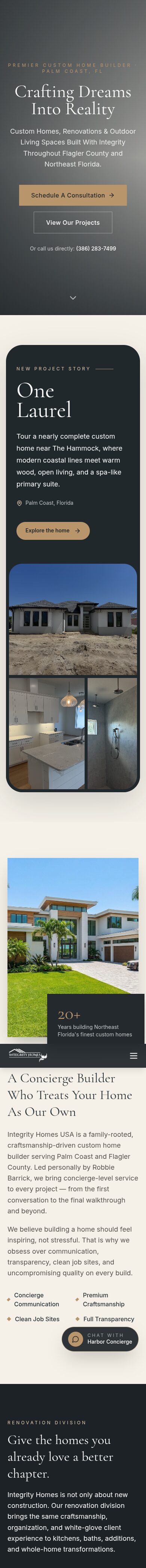Integrity Homes Co. on mobile