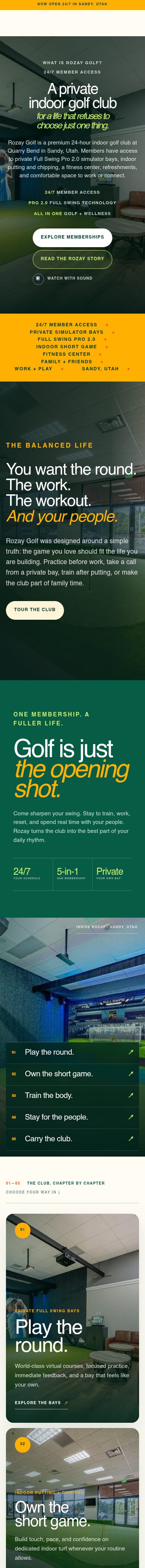 Rozay Golf on mobile