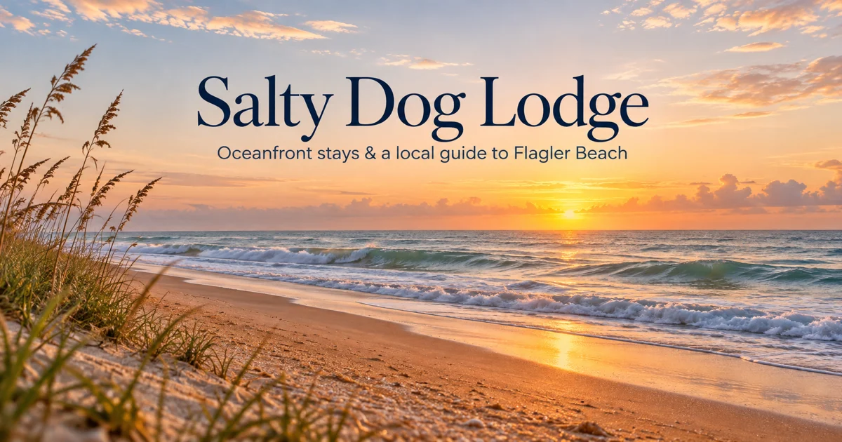 Salty Dog Lodge website preview